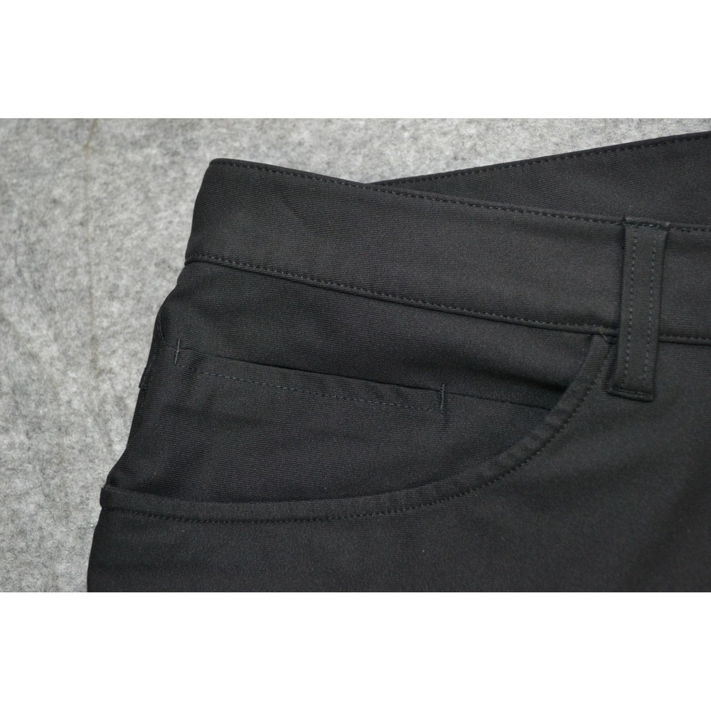 Lululemon Pants Mens 38x31 Black ABC Classic 5 Pocket Stretch Casual Golf Travel - Picture 4 of 16